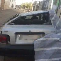 ماشین پراید تصادفی