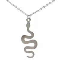 گردنبند مار استیل ولنتاین زن دخترانه پسرانه هدیه