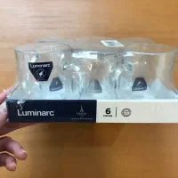 ۶ عدد لیوان دسته دار لومینارک اصل ساخت امارات