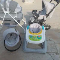 ست کالسکه و گهواره بنیتا دلیجان قیمت توافقی|اسباب و اثاث بچه|کرج, کیانمهر|دیوار