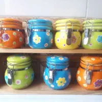 حراج سرویس ۷ پارچه جا ادویه سرامیکی وارداتی