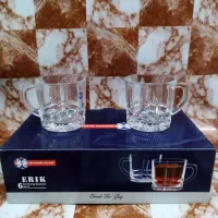 لیوان شیشه ای دسته دار اریک اصفهان|ظروف سرو و پذیرایی|نجفآباد, ریاضی|دیوار