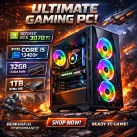 سیستم گیمینگ 13400f + RTX 3070 TI