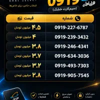 خط سیم‌کارت 919