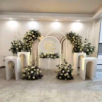 تزئین سفره عقد/گل‌آرایی/بله‌برون و بادکنک‌آرایی