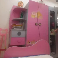 سرویس خواب و فرش و پرده و لوستر نوجوان دخترانه