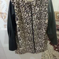 پالتو آستین چرم