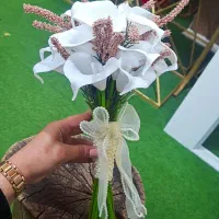 دسته گل عروس|گل مصنوعی|الوند, |دیوار