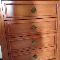 دراور چوبی همراه آینه