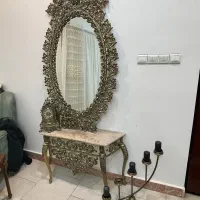 آینه و کنسول طرح برنز|بوفه، ویترین، کنسول|نوشهر, |دیوار