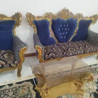 مبلمان سلطنتی7نفره تمیز|مبلمان خانگی و میز عسلی|تالش, هشتپر|دیوار