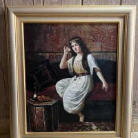 تابلو نقاشی نفیس رنگ روغن