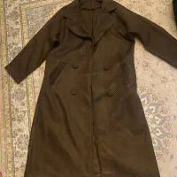 پالتو بلند زنانه رنگ شکلاتی نو اصلا استفاده نشده|لباس|اسلام‌شهر, شهرک محمدیه|دیوار