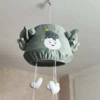 لوستر اتاق کودک طوسی نو