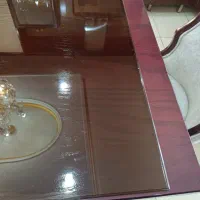 مبل راحتی هفت نفره ویک شیشه رو میزی شش نفره|میز و صندلی غذاخوری|تهران, گلستان (شهرک راه آهن)|دیوار