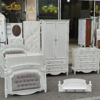 سیسمونی نوزاد و تخت دومنظوره کمد ویترین