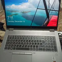 لپتاپ در حد نو zbook FURY G7 4K قدرتمند