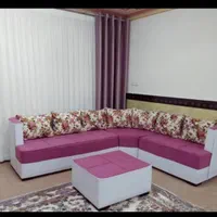 مبل ال کنج ۷نفره با قیمت کاملا واقعی|مبلمان خانگی و میز عسلی|خرمآباد, |دیوار