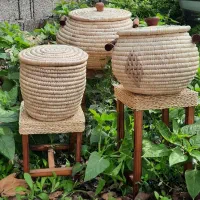 خمره حصیری برنج|صنایع دستی و سایر لوازم تزئینی|رشت, هلال احمر|دیوار