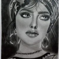 تابلوی دختر محلی