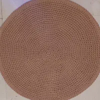 فرشینه دستباف نو با نخ مکرومه کتان