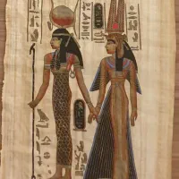 فروش ۴ عدد تابلو پاپیروس قدیمی|تابلو، نقاشی، عکس|تهران, چیذر|دیوار