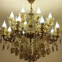 لوستر تمام برنز۱۸+۲یبیستا شعله درکارگاه کارمندان