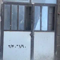 درب آهنی دو لنگه