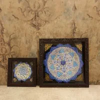 تابلو میناکاری دو عدد در دو سایز