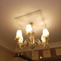 لوستر ۶شاخه کریستالی