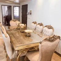 مبلمان کلاسیک ۹نفره با ناهار خوری۸نفره