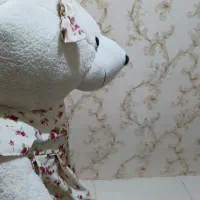 خرس سفید سایز متوسط