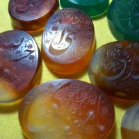 عقیق خطی حک دستی