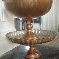 ظروف مسی وگنجه|بوفه، ویترین، کنسول|تربت‌حیدریه, رضاشهر|دیوار