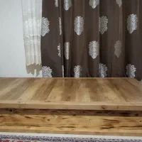 تخت تک نفره چوب راش|تخت و سرویس خواب|تهران, فرمانیه|دیوار
