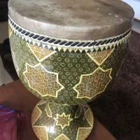 تنبک خاتم کاری شده صنایع دستی|سازهای سنتی|ساری, |دیوار