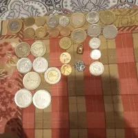 چندین سکه جمهوری وشاهی وخارجی همگی به فروش میرسد|کلکسیون سکه، تمبر، اسکناس|پردیس, فاز ۴|دیوار