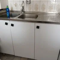 سه متر کابینت زمینی به همراه سینک
