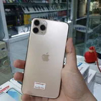 اپل iPhon 11Pro Max با حافظهٔ ۶۴گیگابایت طلایی سبز