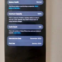 آیفون ۱۶ پرومکس ۲۵۶  100% zaa|موبایل|تهران, جنت‌آباد جنوبی|دیوار