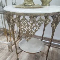 میز برنز گرد|بوفه، ویترین، کنسول|خوی, |دیوار