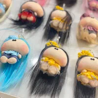 دسته کلید عروسک روسی