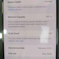 گوشی ایفون ۱۶ پرومکس ZAA باطری ۱۰۰ بدون یک نقطه|موبایل|بیرجند, |دیوار