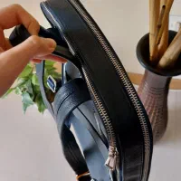 کوله چرم سرمه ای|کیف، کفش، کمربند|کیش, |دیوار