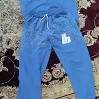 ست lb آبی بالا تنه سنگ شور رنگ پاچیدگی خوشگل