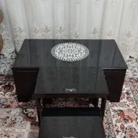مبل ۹ نفره دست دوم همراه با میز عسلی|مبلمان خانگی و میز عسلی|گنبد کاووس, |دیوار