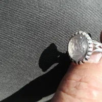 انگشتر نقره در نجف خطی