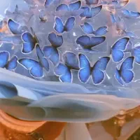 هدیهای از جنس عشق و ظرافت، بوکت پروانه|گل مصنوعی|اراک, |دیوار