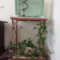 اکواریوم با میز و کلیه وسایل