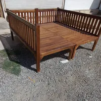 تخت سنتی چوب روس و سپیدار|تخت و سرویس خواب|چهارباغ, |دیوار